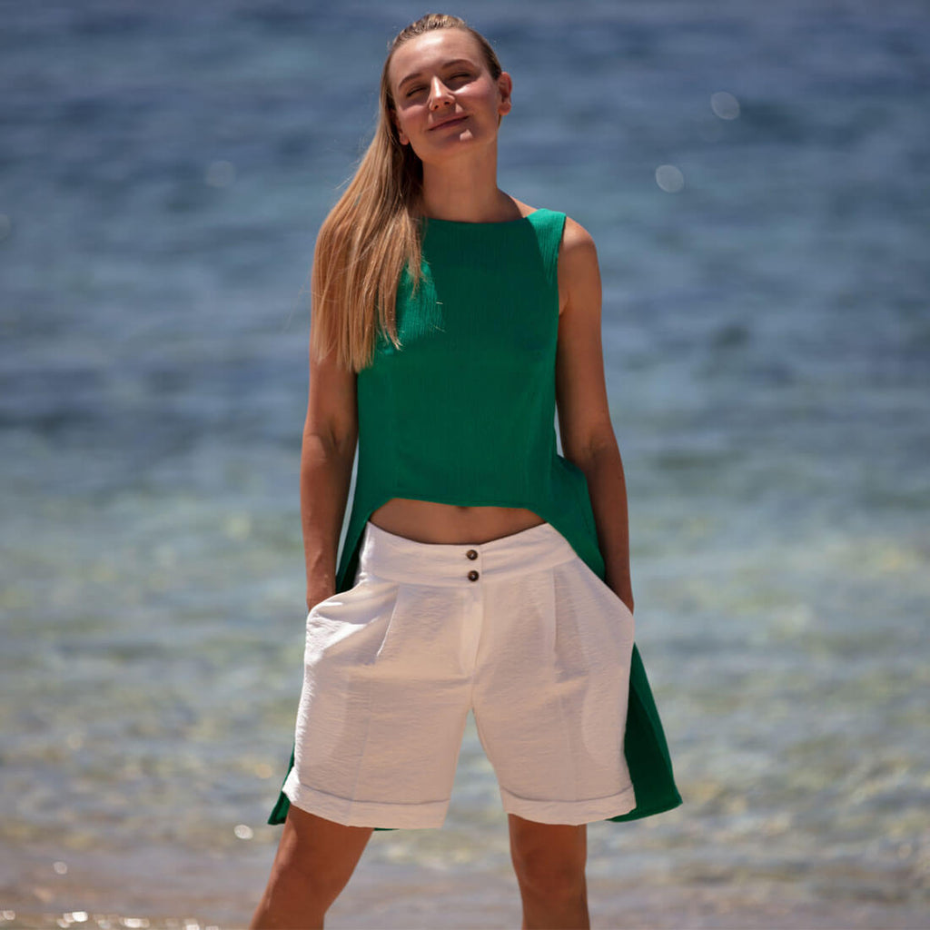 Crinkled Twisted Top - Zene